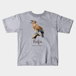 Hoatzin - The Bird Lover Collection Kids T-Shirt
